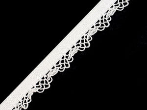 Premium-Zierelastikband (12 mm) – Weiches, dehnbares Kurzwarenband für Näharbeiten, Dessous, Träger und Bekleidungsgestaltung