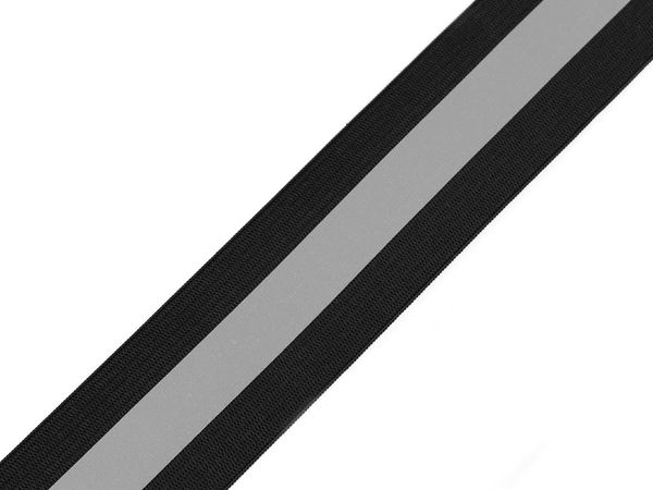 Elastikband mit Reflexstreifen Breite 40 mm