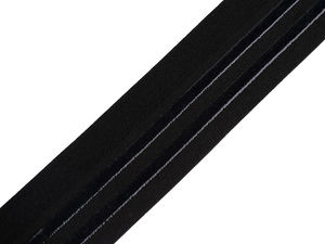 Satin-Gummiband mit Silikonstreifen, Breite 40 mm