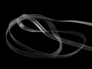 Premium 6 mm Silikon-Elastikband Transparent - Festes, rutschfestes Stretchband für Bademode, Lingerie & Nahtverstärkung