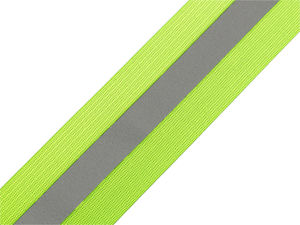 Premium reflektierendes Elastikband (50 mm) - Robustes Stretch-Gurtband für Sicherheitsausrüstung, Sportbekleidung und Kurzwaren