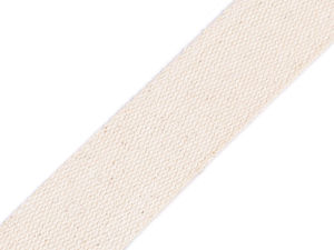 Premium-Baumwollgurtband - 40 mm breites, strapazierfähiges, gewebtes Bastel- und Kurzwarenband (Burlap)