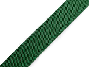 Glattes, doppelseitiges Gurtband mit Glanz, Breite 25 mm