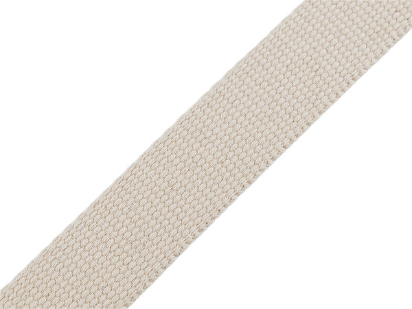 Premium-Baumwollgurtband für Taschen und Gürtel - 25 mm Breite, formstabil