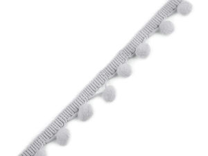Pomponborte Breite 20 mm, Ø 10 mm