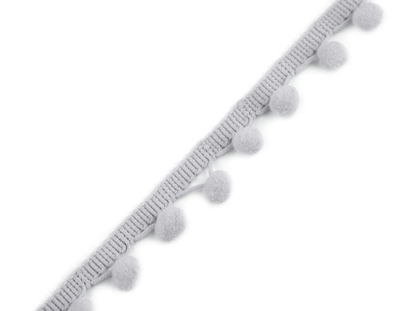 Pomponborte Breite 20 mm, Ø 10 mm
