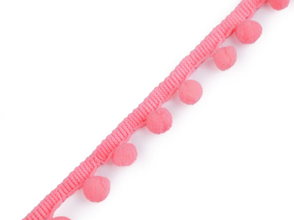 Pomponborte Breite 20 mm, Ø 10 mm