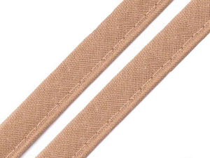 Premium-Paspelband aus 100 % Baumwolle - 12 mm verstärktes Schrägband (50-m-Rolle)