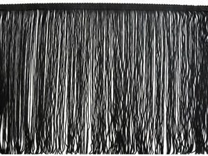 Premium Doppel-Chainette-Fransenborte (27-29 cm) | Professionelles Fransenband für Kostüme, Tanzbekleidung und kreative Handarbeiten