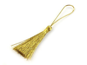 FancyTassels Premium-Dekoquasten (50 mm) – Elegante Metallic-Akzente für Schmuck, Kleidung und Accessoires