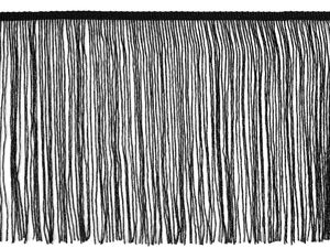 Premium Lurex-Glitzer-Fransenborte - 25 cm Metallic-Kordelfransen für Tanz, Karneval und Theaterkostüme
