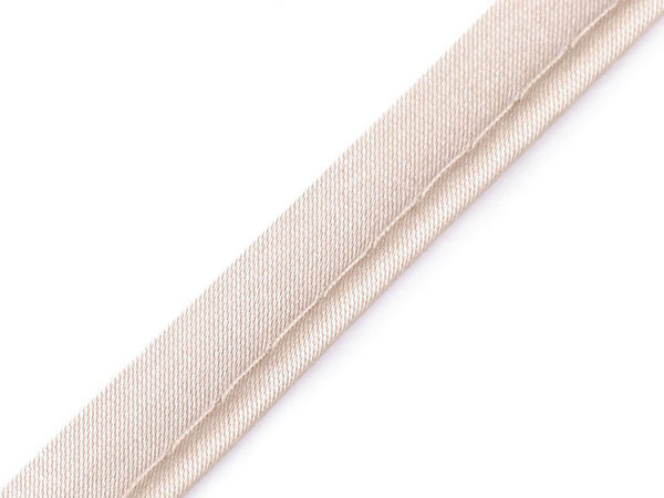 Premium Satin-Paspelband (10 mm) - Hochglänzendes Einfassband für Kleidung, Heimtextilien und Dekoration