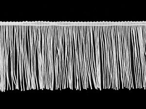 Premium glänzende Chainette-Fransenborte (10 cm Breite) für Tanzkostüme und Bekleidung