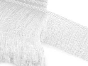 Premium dichte Chainette-Fransenborte (90 mm Breite) - Glänzende dekorative Fransen für Bekleidung und Heimtextilien