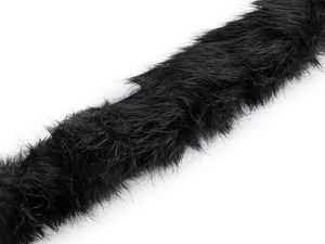 Webpelz-Besatz für Kleidung / Dekofell rund Breite 5 cm