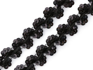 Paillettenborte Breite 15 mm