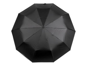 Premium Automatik-Taschenschirm - Windfester großer Unisex-Reiseschirm mit 10 Streben und Griff in edler Holzoptik
