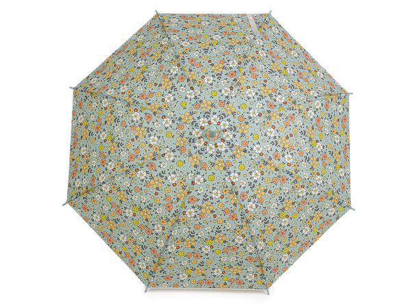 Automatik-Regenschirm für Damen und Mädchen, Blumen