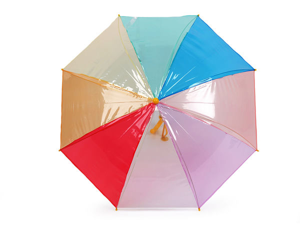 Transparenter Kinderschirm, Regenbogen