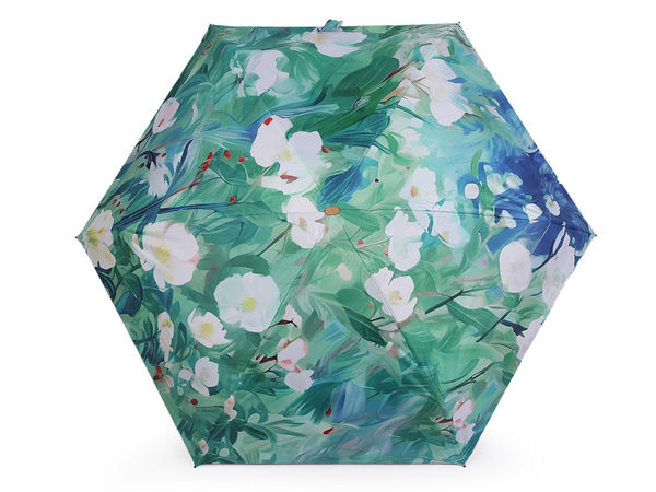 Damen-Mini-Taschenschirm, Blumen