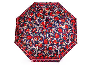 Premium Damen-Taschenschirm mit Automatik - Elegantes Paisley-Design