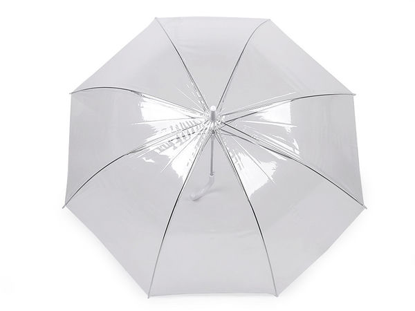 Transparenter Automatik-Regenschirm für Damen und Bräute