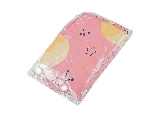 Premium Kinder-Regenmantel wasserdicht mit Kapuze und passender Aufbewahrungstasche - Bunte All-over-Motive