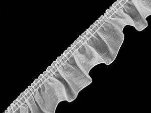 Organza-Rüschenborte Breite 40 mm