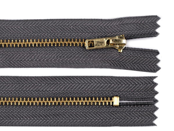Premium-Metallreißverschluss nicht teilbar Nr. 3 (18 cm) für Hosen, Bekleidung und Taschen