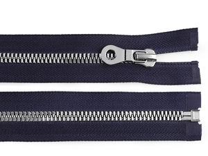 Kunststoff-Reißverschluss Vislon Breite 8 mm Länge 80 cm, Jacke