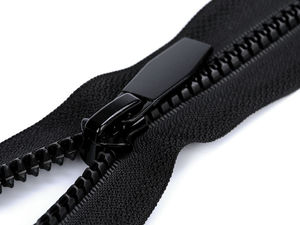 Premium Vislon-Kunststoff-Reißverschluss Nr. 5, teilbar, mit runden Zähnen - 60 cm