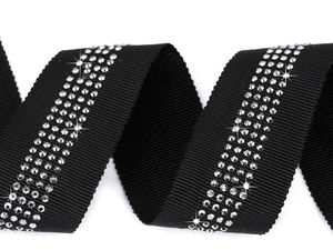 Premium-Strassborte - 30 mm Hosen-Seitenstreifen & Bekleidungsverzierung