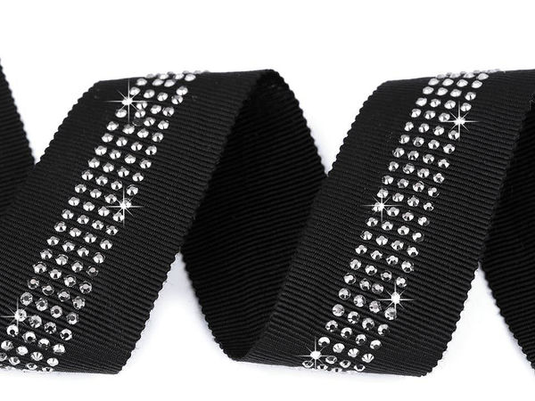 Premium-Strassborte - 30 mm Hosen-Seitenstreifen & Bekleidungsverzierung