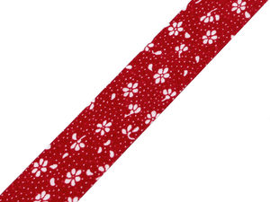 Baumwoll-Schrägband, Breite 20 mm, gefalzt