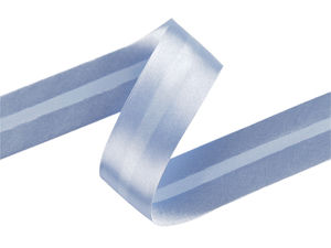 Satin-Schrägband, Breite 30 mm, gefalzt