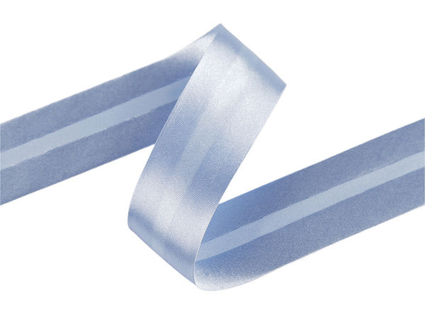 Satin-Schrägband, Breite 30 mm, gefalzt