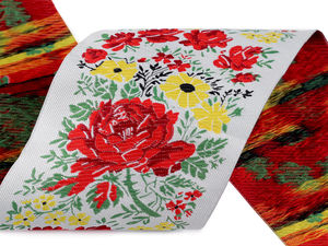 Polyester-Trachtenband, Breite 10 cm