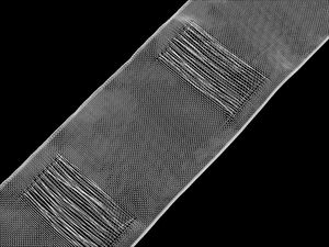 Gardinenband mit Schlaufen zur Aufhängung an der Gardinenstange, Breite 10 cm