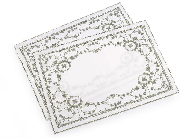 Bestickte Tischsets 32x45 cm