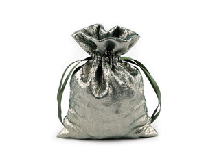Metallic-Geschenkbeutel mit Satin-Kordelzug (13x18 cm) - Premium-Verpackung für Schmuck, Kosmetik und kleine Geschenke