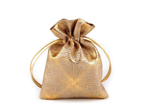 Geschenkbeutel mit Metallic-Muster 13x18 cm