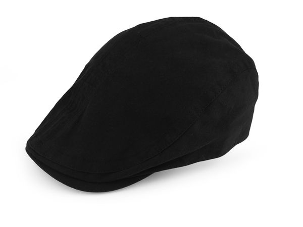 Klassische Schiebermütze aus Baumwolle für Herren - Atmungsaktive Flatcap mit elastischem Gummizug