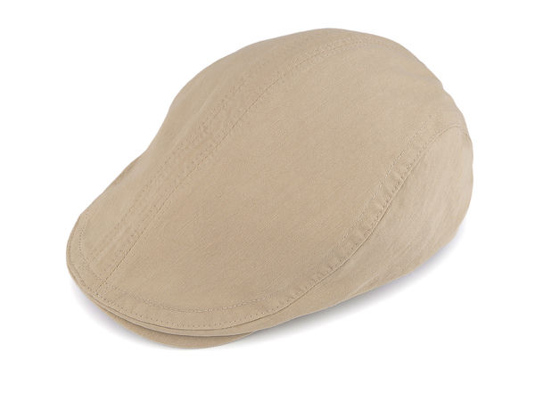 Klassische Schiebermütze aus Baumwolle für Herren - Atmungsaktive Flatcap mit elastischem Gummizug