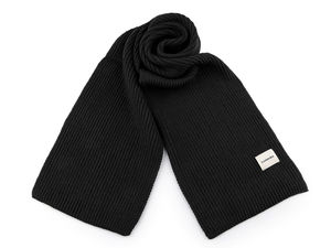 Gestreifter Unisex-Strickschal für den Winter – Premium Wende-Schal aus weichem Polyacryl, 25 x 160 cm