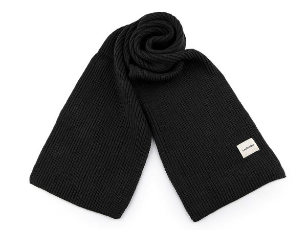 Gestreifter Unisex-Strickschal für den Winter – Premium Wende-Schal aus weichem Polyacryl, 25 x 160 cm