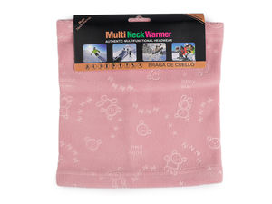 Premium-Mikroplüsch-Halswärmer für Kinder - Kuscheliger Fleece-Schlauchschal mit Teddybärmotiv
