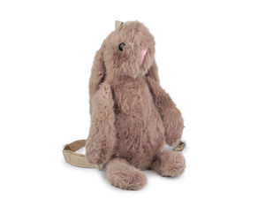 Kinder-Plüschrucksack Hase - Weicher Tierrucksack für Kleinkinder und Mädchen