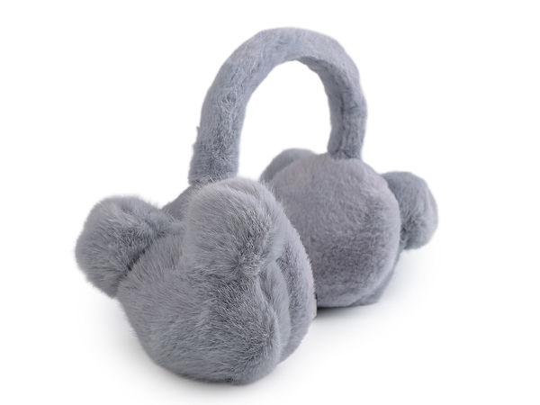 Verstellbare Kunstfell-Ohrenschützer - Kuschelige Plüsch-Ohrenwärmer im Teddy-Design für Damen und Mädchen