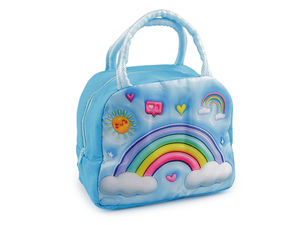 Premium isolierte Thermo-Lunchtasche (21x18 cm) – Regenbogen- und Schmetterlings-Designs