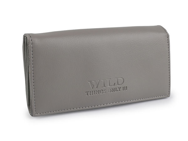 Elegante Damen-Geldbörse mit Umschlagklappe (10x19 cm) - Mehrfächer-Organizer für Karten und Münzen